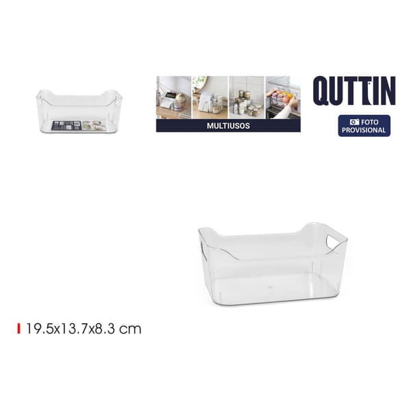 Opbevaringsboks Quttin 19,5 x 13,7 x 8,3 cm (24 enheder)