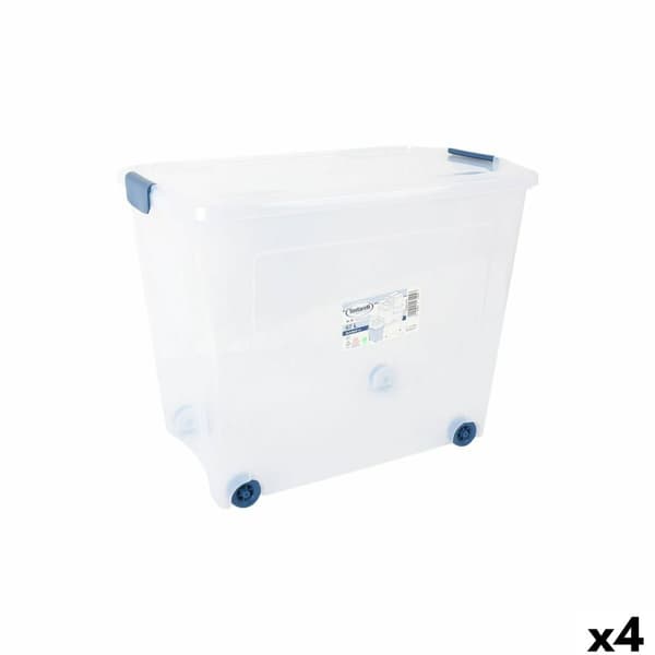 Opbevaringsboks med hjul Tontarelli 59 x 38'5 x 47'5 cm (4 enheder)