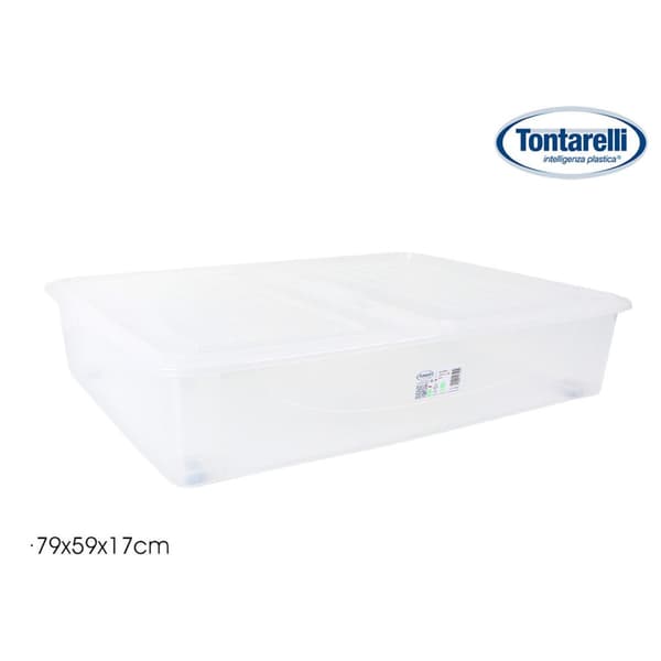 Säilytyslaatikko kannella Tontarelli 79 x 59 x 17 cm (6 osaa)