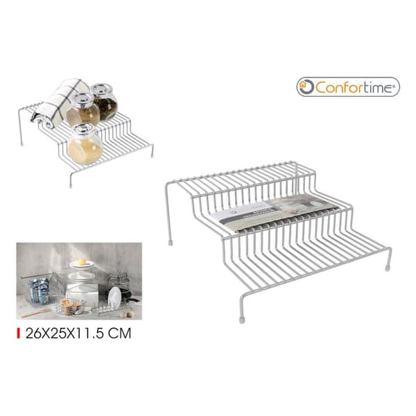 Organizer til køkkenskab Confortime 26 x 25 x 11,5 cm (12 enheder)