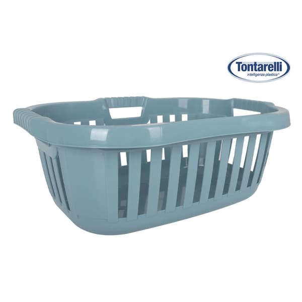 Tvättkorg Tontarelli Hipster Blå 50 L 66 x 44 x 25 cm (6 antal)