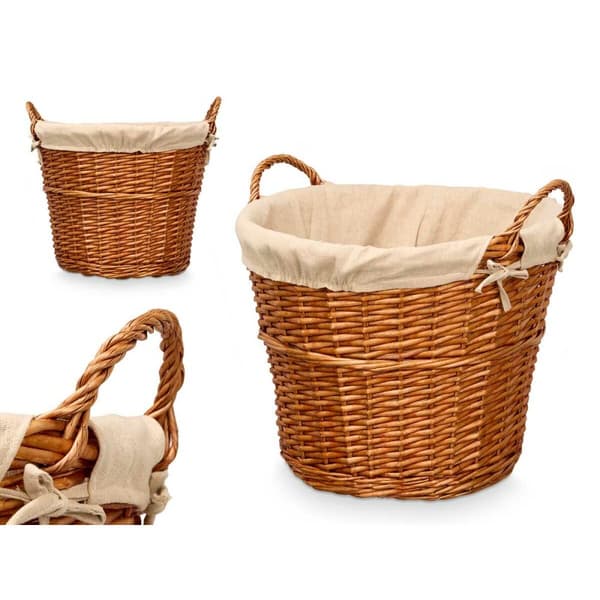 Kurv Kipit HX31037 Natur Polyester flet Klæde 50 % bomuld 50 x 42 x 45 cm (6 enheder)