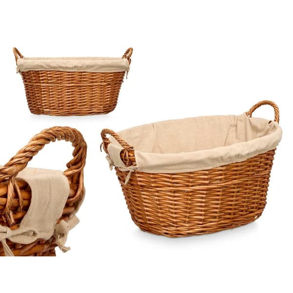 Korg Kipit HX31039 Naturell Polyester vide Tyg 50 % bomull 60 x 35 x 48 cm (6 antal)