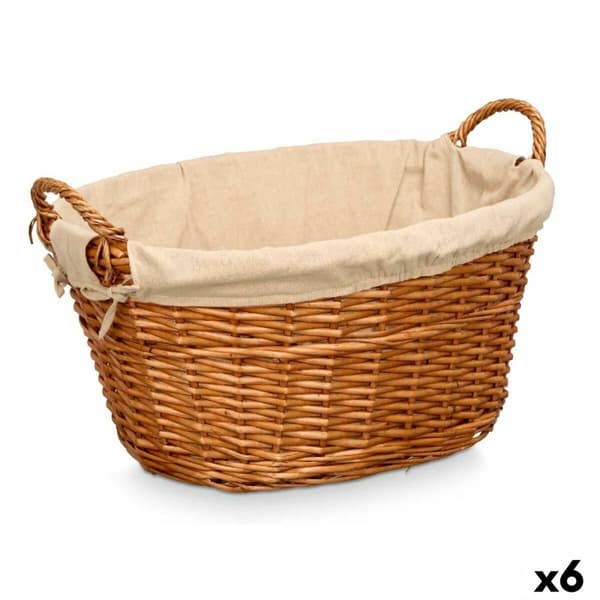 Korg Kipit HX31039 Naturell Polyester vide Tyg 50 % bomull 60 x 35 x 48 cm (6 antal)