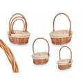 Miniatyrbillede 3 af 5: Set med kurve Kipit HX31275S/3 Natur Polyester flet Klæde 50 % bomuld 34 x 39,5 x 30 cm 34 x 40 x 30 cm 3 Dele (8 enheder)
