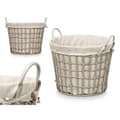 Miniatyrbillede 3 af 5: Kurv Kipit HX30559 Grå Polyester Klæde polypropylen Jern Plastik 50 % bomuld 53 x 43 x 44 cm (6 enheder)