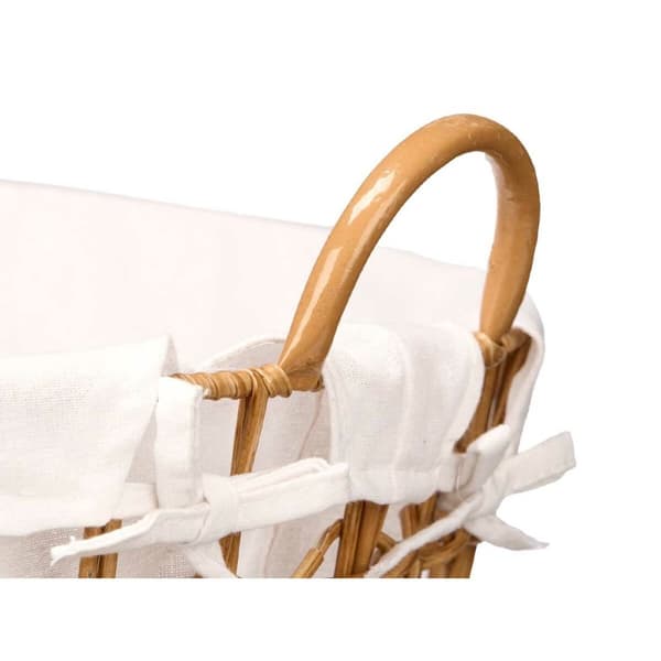 Kurv Kipit HX30561 Natur Polyester Klæde polypropylen Jern Plastik 50 % bomuld 47 x 41 x 44 cm 50 x 43 x 44 cm (6 enheder)