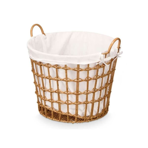 Kurv Kipit HX30561 Natur Polyester Klæde polypropylen Jern Plastik 50 % bomuld 47 x 41 x 44 cm 50 x 43 x 44 cm (6 enheder)