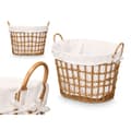 Miniatyrbillede 3 af 5: Kurv Kipit HX30564 Natur Polyester Klæde polypropylen Jern Plastik 50 % bomuld 55,6 x 42,5 x 40 cm (6 enheder)