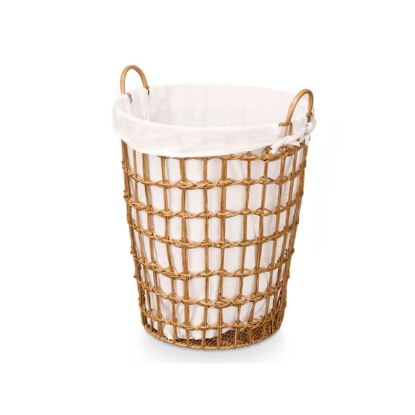Kurv Kipit HX30552 Naturell Polyester Klut polypropylen Jern Plast 50 % bomull 45 x 58 x 43 cm 46 x 59 x 43 cm (6 enheter)