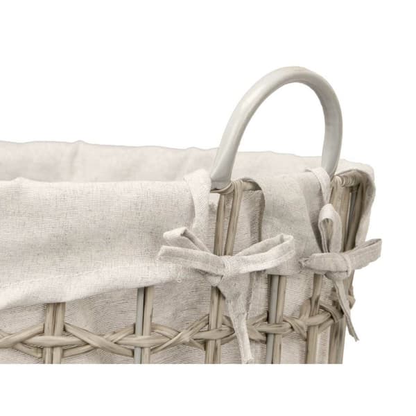 Kurv Kipit HX30550 Grå Polyester Klut polypropylen Jern Plast 50 % bomull 45 x 58 x 43 cm 46 x 59 x 43 cm (6 enheter)
