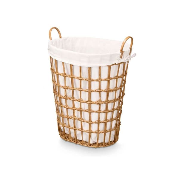 Kurv Kipit HX30555 Naturell Polyester Klut polypropylen Jern Plast 50 % bomull 48 x 58 x 34 cm 49 x 58 x 35 cm (6 enheter)