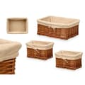 Miniatyrbilde 3 av 4: Kurvsett Kipit HX31449S/3 Naturell Polyester flettet Klut 50 % bomull 39 x 16 x 30 cm 3 Deler (6 enheter)