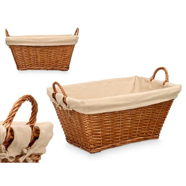 Kurv Kipit HX31038 Natur Polyester flet Klæde 50 % bomuld 65 x 35 x 43 cm (6 enheder)
