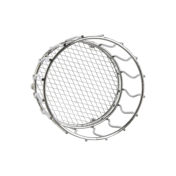 Bestickkorg Home ESPRIT Silvrig Metall 11.5 x 11.5 x 15.5 cm