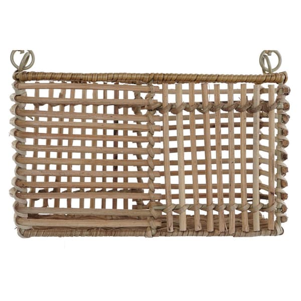Bestikskurv DKD Home Decor Brun Jern 20 x 10 x 12 cm