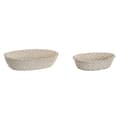 Pikkukuva 1 / 3: Korisetti Home ESPRIT Valkoinen Luonnollinen Bambu Rottinki 29 x 22 x 7 cm