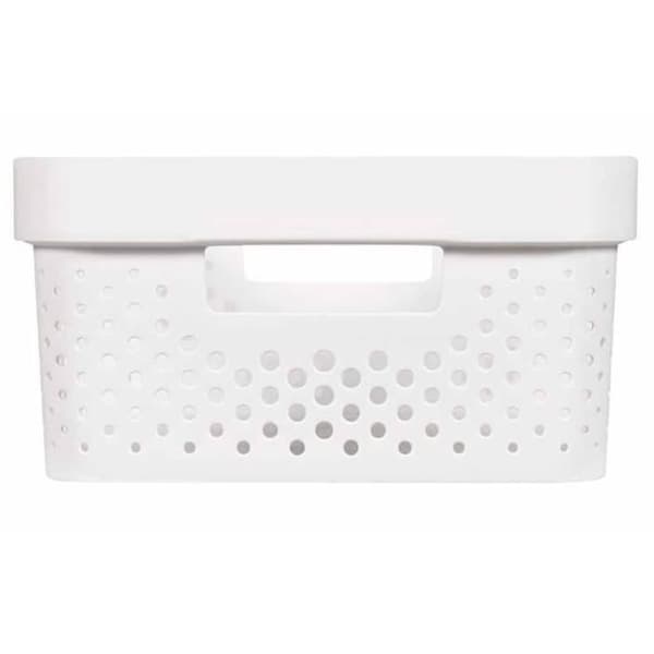 Curver Förvaringsboxar 4 st med lock 11L + 17L Vit
