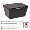 Miniatyrbild 2 av 4: Förvaringskorg - Brasil - Box med lock - Plast (PET) - 19 x 10 x 15,5 cm - Svart