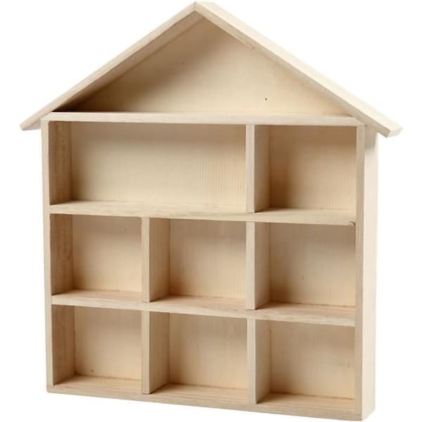 Förvaringslåda - Ej specificerad - ref 56409 - Lätt trä - 9 fack - Blandat