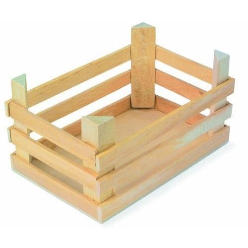Naturlig trälåda för handlare - Set med 3 - LEGLER - Beige - Brun