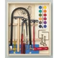 Miniatyrbild 1 av 3: 16 bitars pusselspel - PEBARO - Trälåda fylld med verktyg - Rullsåg - Arbetsyta