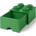 Miniatyrbild 1 av 4: LEGO 40051734 Lego stapelbar förvaringslåda i tegelsten 4 dubbar 1 låda Plast Grön H18 x 25 x 25 cm