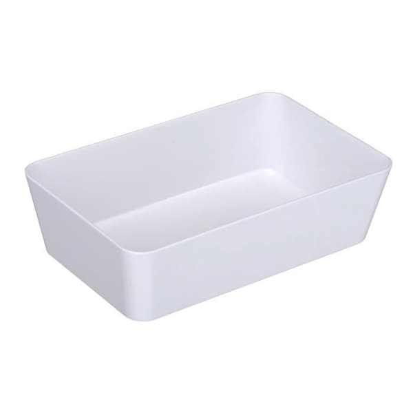 Förvaringslåda - WENKO - Godis - Plast - 22x14x6 cm - Vit