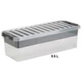 Miniatyrbild 3 av 4: Förvaringslåda - Ej specificerad - Stor - 15 Liter - Transparent - Grå