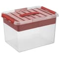 Miniatyrbild 2 av 4: Förvaringslåda - Ej specificerad - Stor - 15 Liter - Transparent - Grå