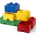 Miniatyrbild 3 av 4: LEGO 40051730 Lego stapelbar förvaringslåda i tegelsten 4 dubbar 1 låda Plast Röd H18 x 25 x 25 cm