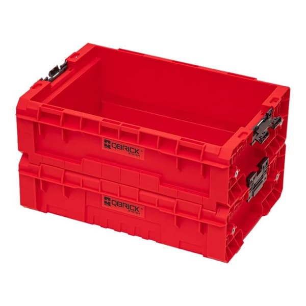 Qbrick System PRO Box 130 2.0 RED ULTRA HD Custom stapelbar behållare 450 x 310 x 151 mm 9 l stapelbar
