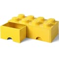 Miniatyrbild 1 av 4: LEGO 40061732 Stapelbar förvaringslåda i tegelsten Lego 8 dubbar 2 lådor Plast Gul H18 x 25 x 50 cm