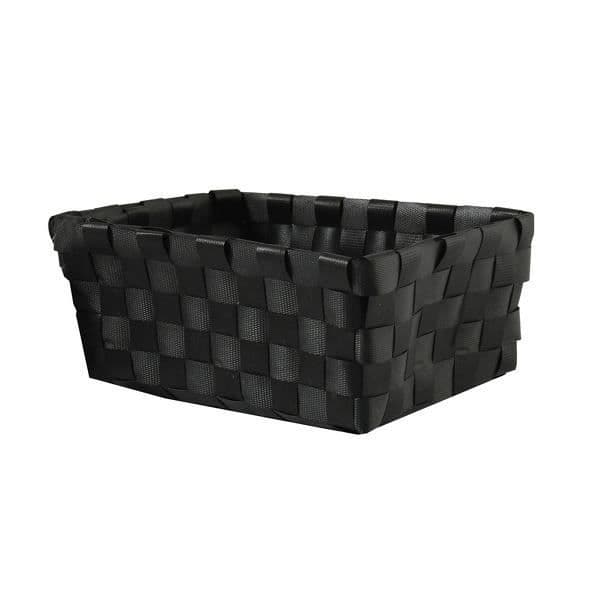 MSV Förvaringskorg 19x14x8cm Svart
