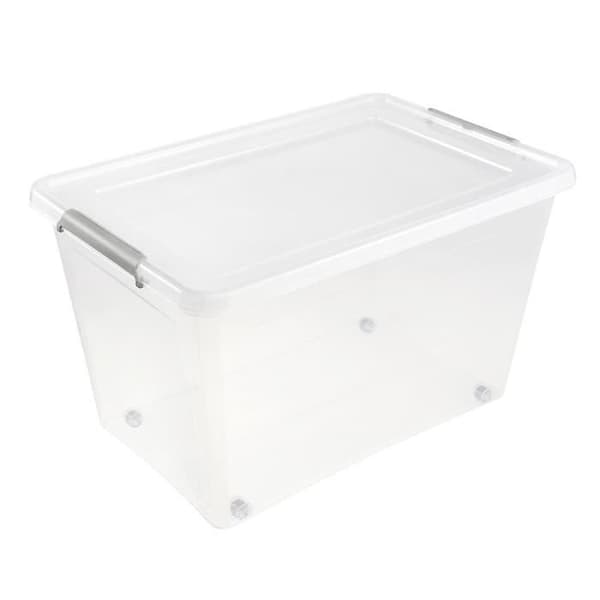 Förvaringslåda - KEEEPER - LARS Clipbox - 60L - Transparent