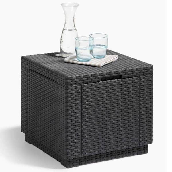 Keter Cube Grafit Opbevaringsfodbold 213816 422801