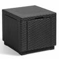 Miniatyrbillede 1 af 4: Keter Cube Grafit Opbevaringsfodbold 213816 422801
