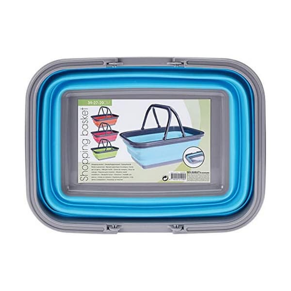 Hopvikbar tvättkorg Ultra Clean polypropen Plast 39 x 27 x 28 cm 39 x 27 x 14,5 cm