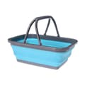 Miniatyrbild 1 av 2: Hopvikbar tvättkorg Ultra Clean polypropen Plast 39 x 27 x 28 cm 39 x 27 x 14,5 cm
