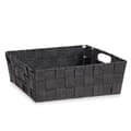 Miniatyrbild 2 av 2: Multifunktionell korg Kipit 79810 Svart Tyg 3 L 23 x 8 x 27 cm 27 x 8 x 23 cm Flätning (48 antal)