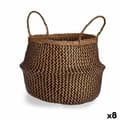 Miniatyrbild 1 av 2: Dekorativ korg Brun Svart Rusar 8 L 36 x 30 x 36 cm (8 antal)