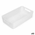 Miniatyrbild 1 av 3: Multifunktionell korg Confortime Vit 38 x 22 x 9,5 cm (10 antal)