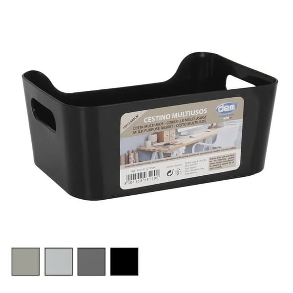 Multifunktionell korg Confortime 19 x 13,5 x 8 cm (24 antal)