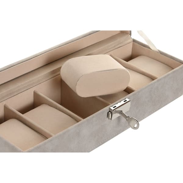 Smykkeskrin Home ESPRIT Grå Mørkegrå Polyuretan Træ MDF 30 x 10 x 8 cm