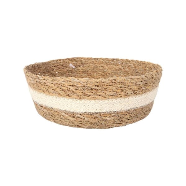 Säilytyslaatikko kannella Privilege Privilege korihuonekalut Pyöreä ø 22 x 8 cm (12 osaa)
