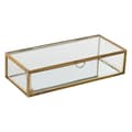 Miniatyrbillede 3 af 3: Smykkeskrin Home ESPRIT Gylden Metal Krystal 23 X 10 X 5,5 cm