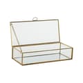 Miniatyrbillede 1 af 3: Smykkeskrin Home ESPRIT Gylden Metal Krystal 23 X 10 X 5,5 cm