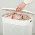 Pikkukuva 7 / 7: Pyykkikori Curver Valkoinen Muovinen 55 L 44 x 61 x 35 cm (8 osaa)