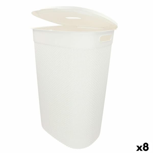Pyykkikori Curver Valkoinen Muovinen 55 L 44 x 61 x 35 cm (8 osaa)