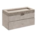 Miniatyrbillede 3 af 3: Smykkeskrin Home ESPRIT Grå Polyuretan Krystal Træ MDF 27,5 x 11 x 15 cm